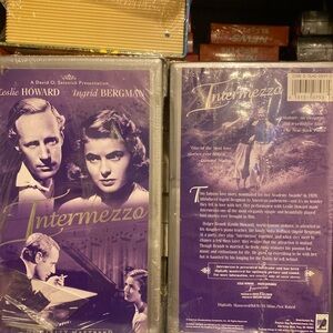 Intermezzo vhs - Classic Black and White color New Film sealed